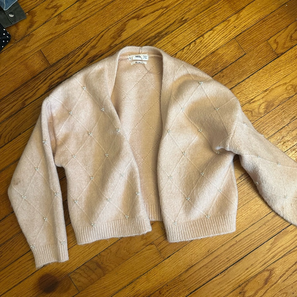 Women's Pink Cardigan Sweater